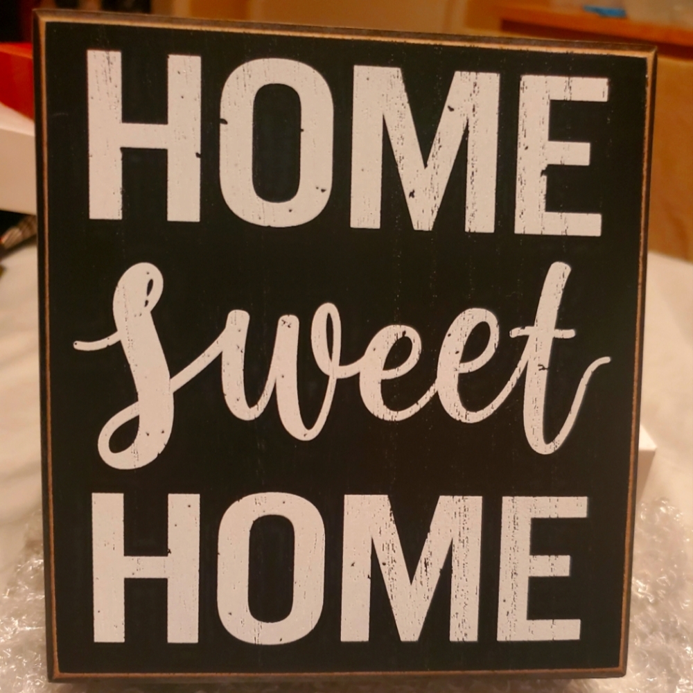 Wooden Home Sweet Home Sign